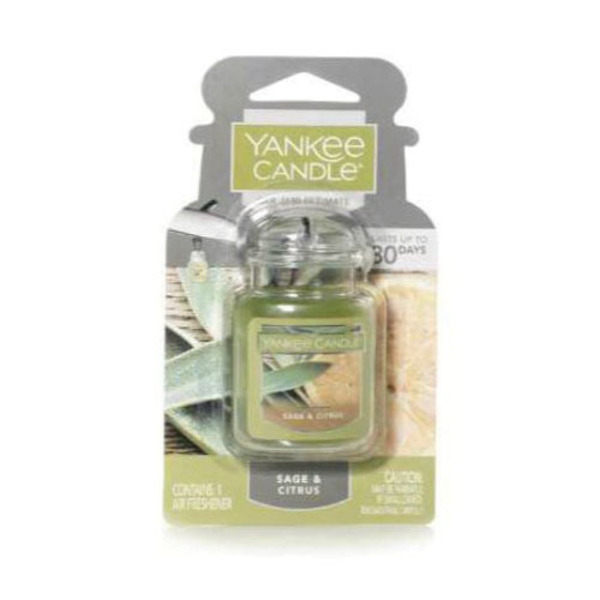 Yankee Candle Yc Car Jar Ult SageCitru Size Yc Car Jar Ult SageCitrus, 6PK 491136